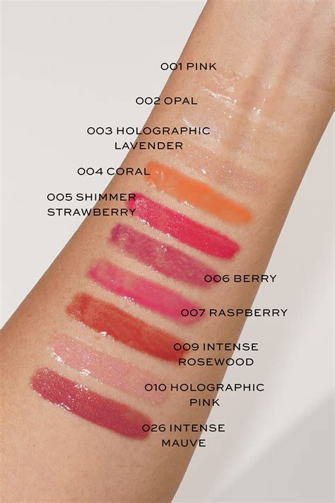 dior lip glow 04|Dior lip gloss color chart.